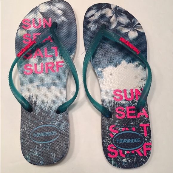 Havaianas | Shoes | Havaianas Flip Flops Sun Sea Salt Surf | Poshmark